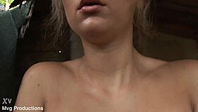 Young Bitch Takes Two Big Cocks In Mmf Threesome