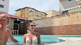 Big ass Latina fucks stepbrother on vacation