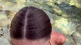 Hey, Check Out This Wild Beach Blowjob With Cum Everywhere On Her Tits