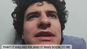 i blast a massive cumshot on a clients machine instead of fixing it, solo masturbation gone wrong