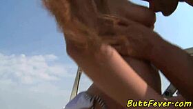 Petite Eurobabe Gets Anally Fucked Outdoors In The Park