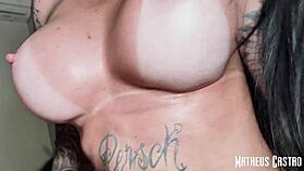 Morena gostosa fucks in the flat and films it for you to cum - teaser collab with Polly Persh.