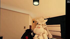 dxrk enjoys big tits and ass in casual scene