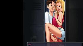 I watch Roxxie get clapped by Mia in a super intense fuck in the locker room