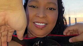 Mature MILF Submissive Dominated Publicly with Facial Cumshot and Spanking