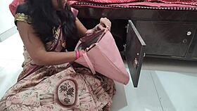 Indian Aunt Bangs Young Guy in Wild Session