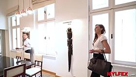 mylfex lustful milf negotiates for apartment with rough anal riding