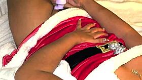 Latina wife gets doggystyle pussy fuck cum