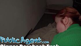 public agent kaira rolls off my condom to feel me bareback inside her