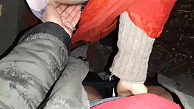 Our Autumn Lesbian Sex in Hut Features Romantic Mutual Masturbation