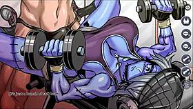 Garotas de academia explore sex, anal, and crossdressing in a casual furry milf setting