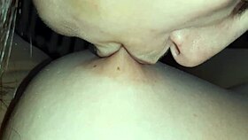 I can't believe this hot lesbian threesome they're licking and kissing and sucking and biting nipples so good