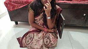 Indian Aunt Bangs Young Guy in Wild Session