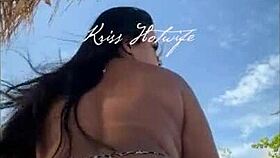 Married Whore Shows Off Bikini Stuffed In Ass.