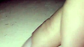 gretala relaxes on toilet seat showing off mature pregnant body