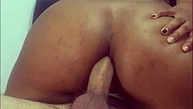 Colombian Sits On Huge Cock With Enormous Ass