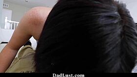 Stepfather Punishes Slutty Stepdaughter Hard!