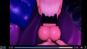 Roblox sex trio fucking and cumming together