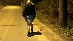 Fat Gay Man Gives Blowjob on Street Near Police