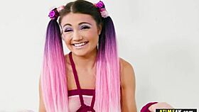 Petite Adria Rae Takes It Proudly In Doggystyle