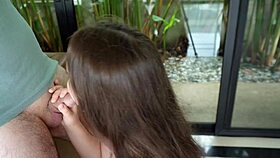 Excited Stepdaughter Bent Over Fucking Stepdad Deeply