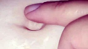 gretala relaxes on toilet seat showing off mature pregnant body