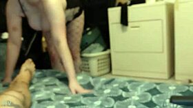 wifey and me just chilling at home, what do you think we're up to?