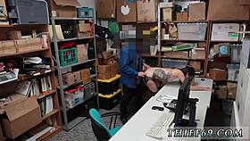 petite teen's gangbang with big cocks caught on cctv