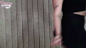 kinky daisy garcia joins the cheerleader squad after a quick encounter