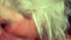 bbc deepthroat with a mature blonde sucking big black cock