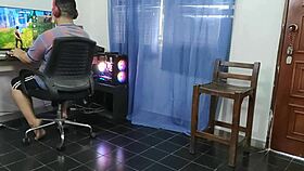 Friend Fucks Wife with Squirting Gym Fun