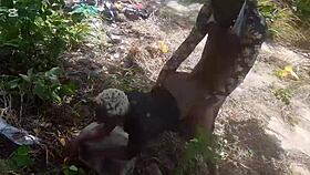 This ebony girl gives the best blowjob ever