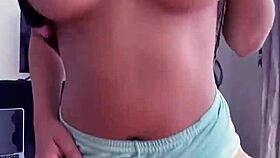 I was sensual in pajamas as my husband bent me over and filled my pussy with creampie