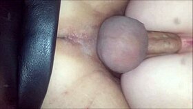 Two white girls bent over for anal creampie