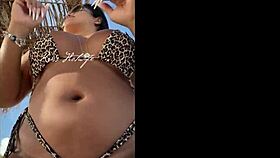 Married Whore Shows Off Bikini Stuffed In Ass.