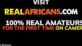 An African Black Stud Embarks On A Quick Journey Through Her Tight Black Bush, Riding And Deepthroating.