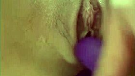 a beautiful mexican enjoys her dildo in the ass