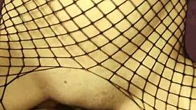 beautiful mature milf couple in stockings and lingerie tries amateur porn