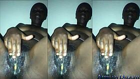 Malaika's Super Banana Fuck in the Shower!