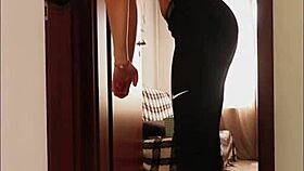 can he fuck me during yoga hour at home for a creampie?