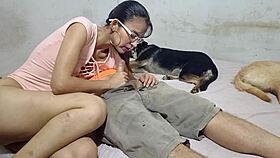 She Rides Her Cousin's Cock In Doggystyle, Draining Him Dry