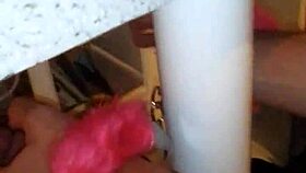 man interacts with transsexual