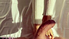 Hot Stepsis Rubs Hairy Pussy On Boner