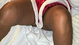 Latina wife gets doggystyle pussy fuck cum