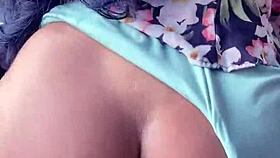 I was sensual in pajamas as my husband bent me over and filled my pussy with creampie