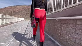 Blonde tattooed babe rides monster cock. In xxx.