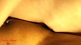 i watched latina teen 18+s scissoring and pussy licking in her first porn video with cherry adams