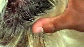 bbc deepthroat with a mature blonde sucking big black cock