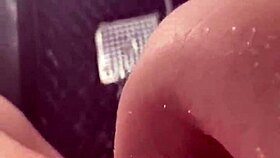 Hot Aesthetic Stepsis Masturbates In Sunny Shower!