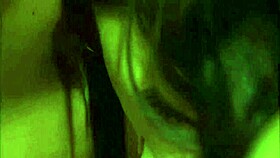 Fucking brunette milf bent over in lingerie